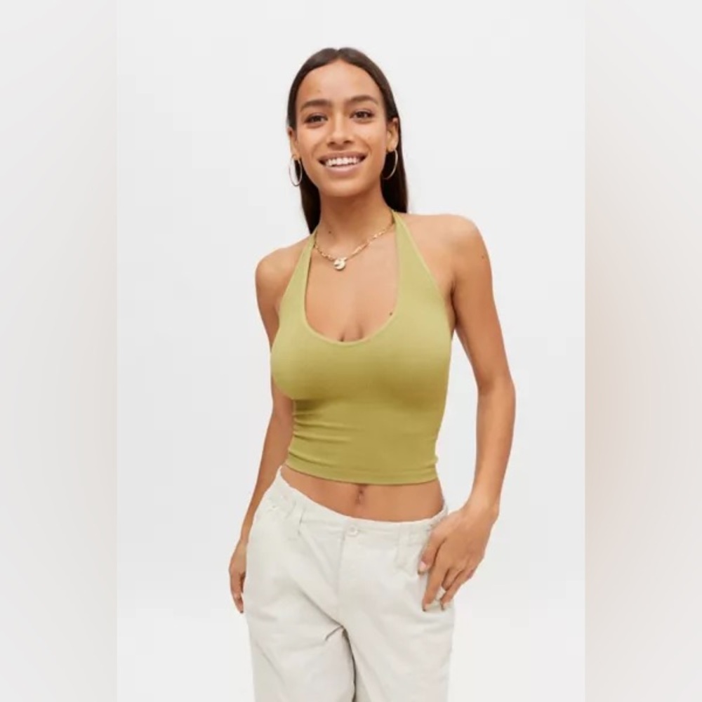 NWOT Urban Outfitters Out From Under Jackie Seamless Halter Bra Top